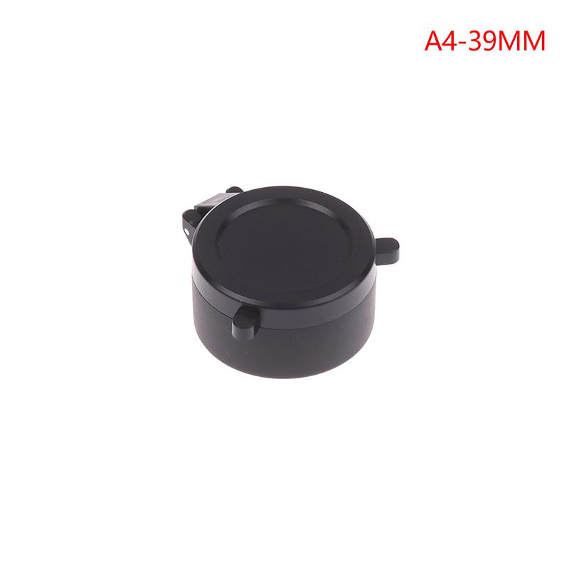 Rifle Scope Lens Cover Spring Up Quick Flip Openning Lens Dustproof Cover Telescope Cap For 30-64Mm Caliber Hunting Riflescopes