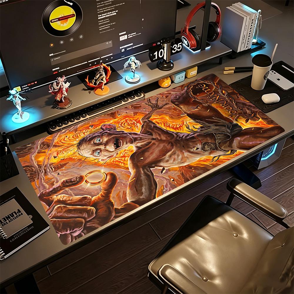 Lord Rings Customizable Name Mouse Pad Office Mouse Mats Study Desk Mat Non-Slip Rubber Base Office Desk Accessory