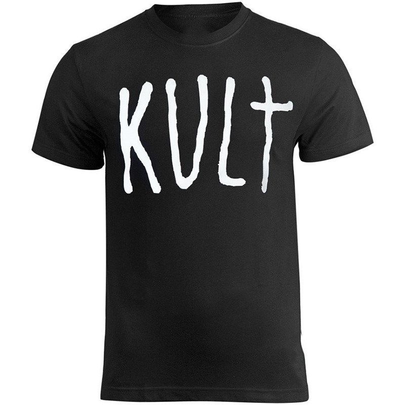 Kult Is So Cool. This Is A Band-themed, Streetwear, Rock, American Vintage, Pure Cotton Short-sleeved T-shirt for Both Men Women