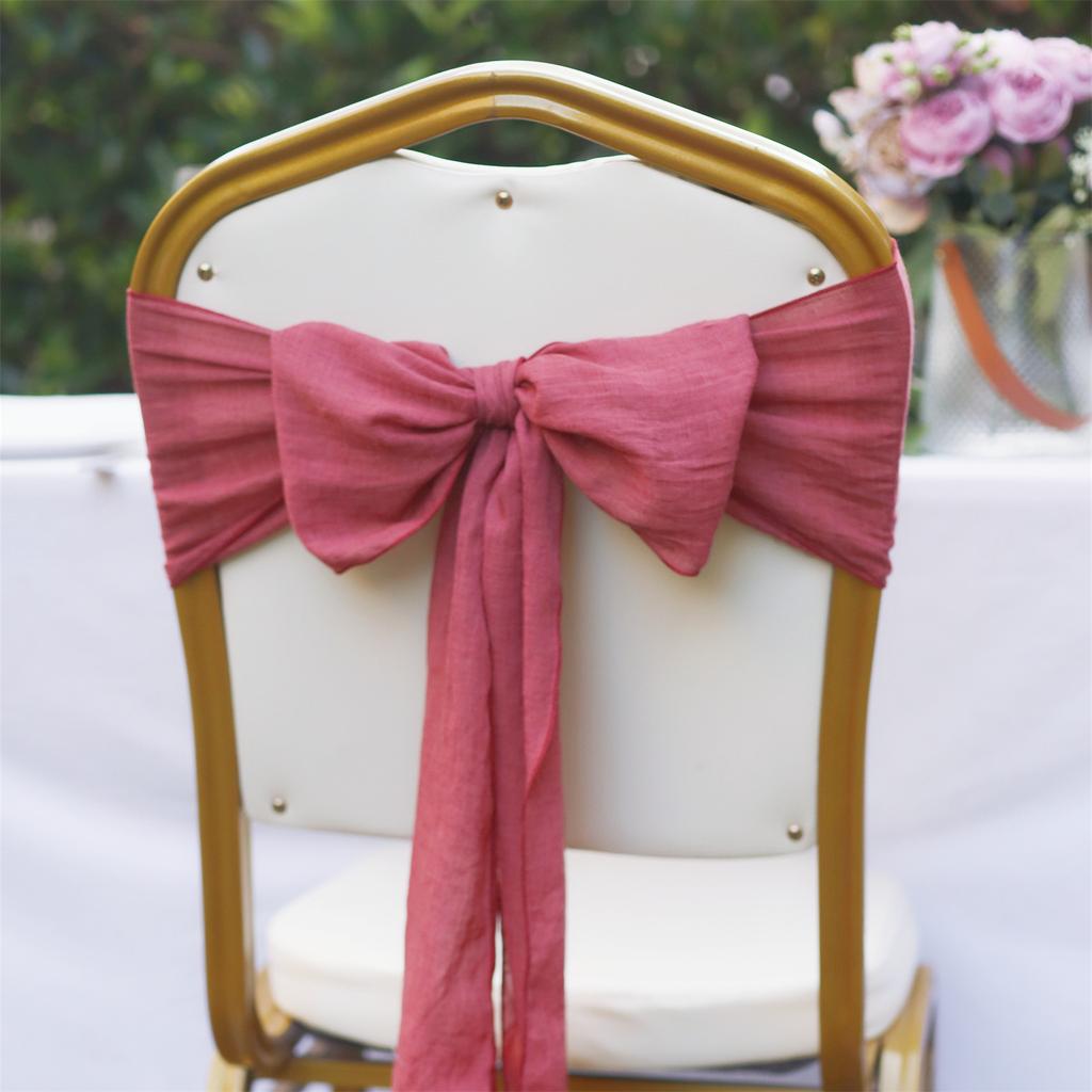 1PC Chair Back Cover Hotel Bow Wedding Decoration Hotel Conference Decoration Restaurant Chair Flower Wedding Banquet Bali Veil