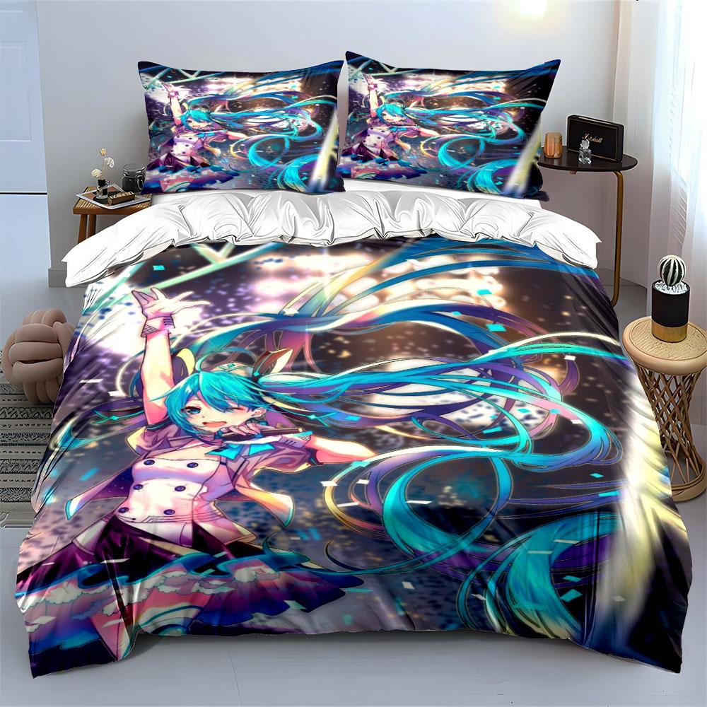 Animated Figure with Sparkles. Bedding Sets Duvet Cover Sets Duvet Covers Pillowcases(1*Duvet Cover 2*Pillowcases Without Duvet Insert)