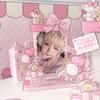 Mini Acrylic Photo Frame for Polaroids and Cards - Universal Three-Inch Display Stand