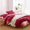 Adult Bed Linen Set Style Duvet Cover Brush Microfiber Bed Set Bedclothes Flat