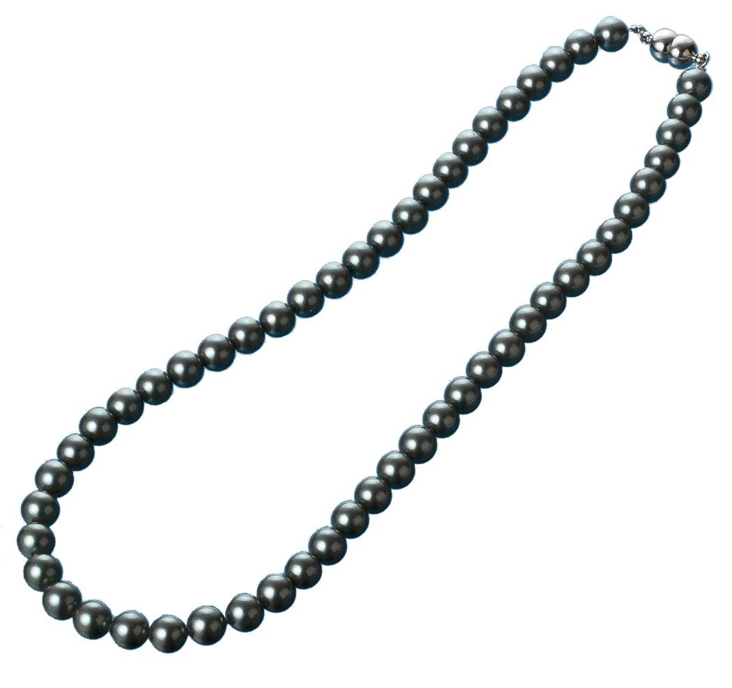 

Высокое Качество Богатый Жемчуг Шелк Ожерелье Темно-серый Тип BL-230