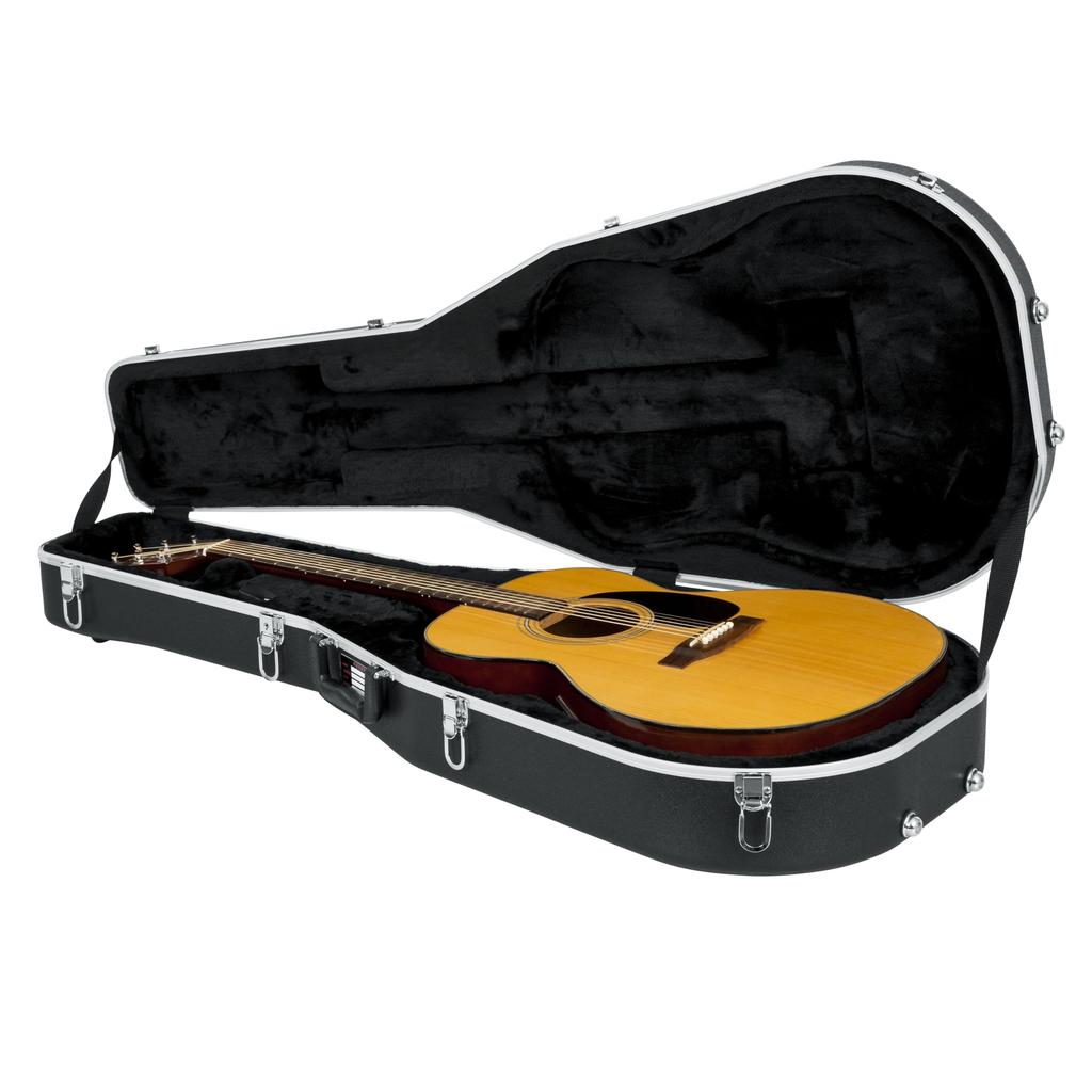 Gator Cases Hard Case for Acoustic Guitars, Dreadnought Compatible, ABS Construction, GC Guitar Series, GC-DREAD-S [Official Japanese Product]