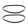 Black Rubber 148 Tooth 444Mm Drive Belt Rubber Texture Repair Part for Mixers In Baking Cooking and Food Preparation