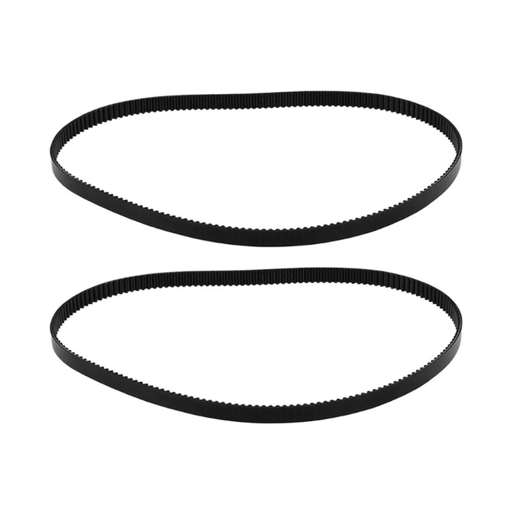 Black Rubber 148 Tooth 444Mm Drive Belt Rubber Texture Repair Part for Mixers In Baking Cooking and Food Preparation