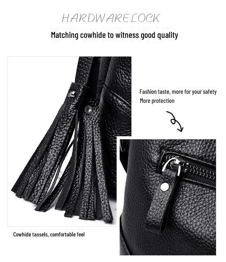 Women's 2022 Fashion Crossbody Bag - Korean Style Soft Leather Shoulder Bag for Middle-aged and Elderly Women