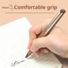 1 Set Wooden Metal Ballpoint Pen Luxury Smooth Writing Black Ink Business Office Gift Pen With Gift Box Elegant Statione