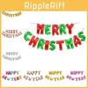 Bright And Colorful Merry Christmas Balloons Banner For Joyful Holiday Decor