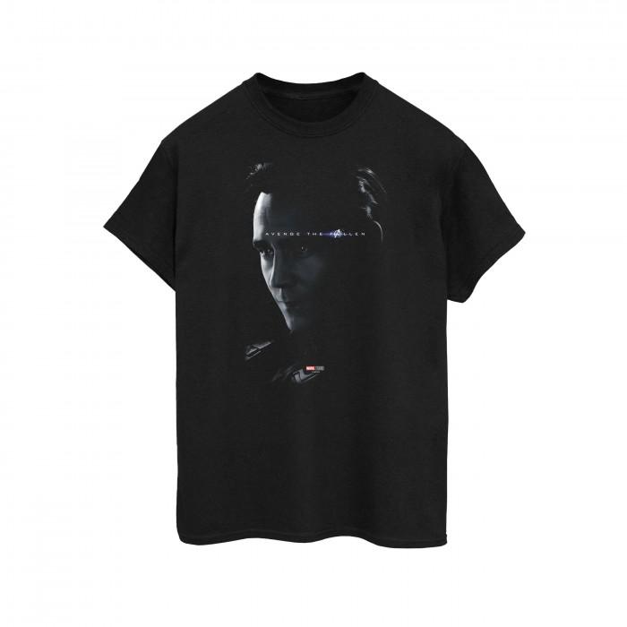 Avengers Endgame Pánské bavlněné tričko Avenge The Fallen Loki