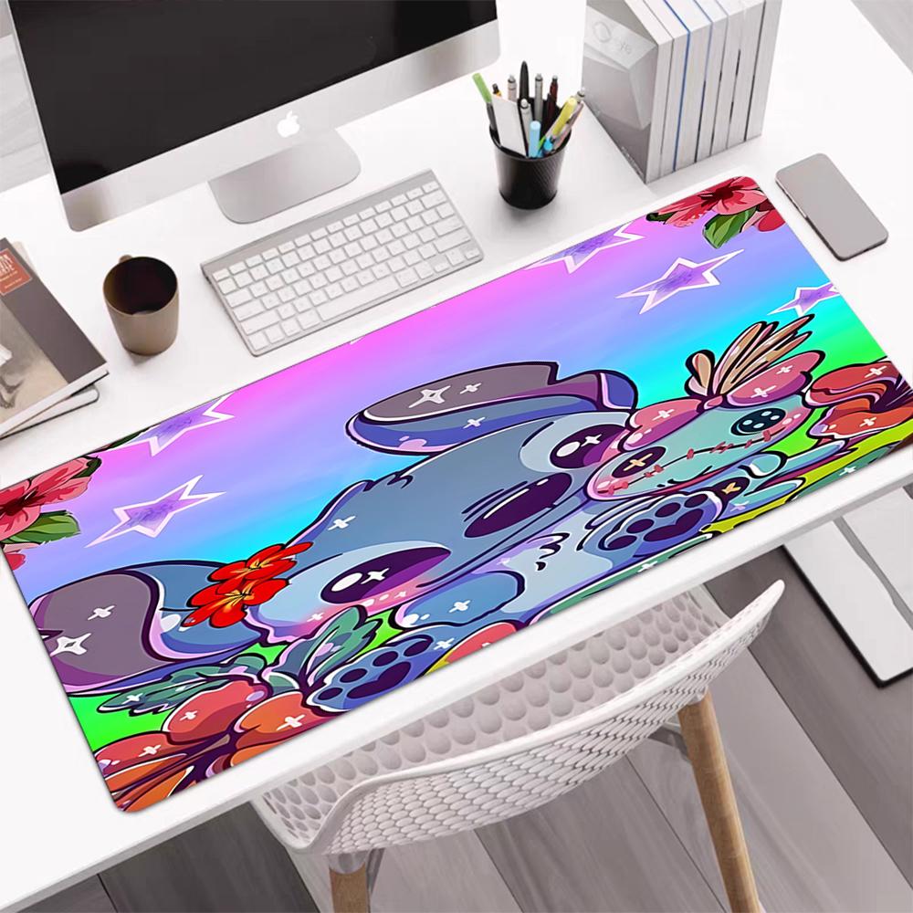 Stitch Theme Mouse Pad, Non Slip Rubber Base, Multifunctional Office & Home Decor, Perfect for Workspace Personalization.
