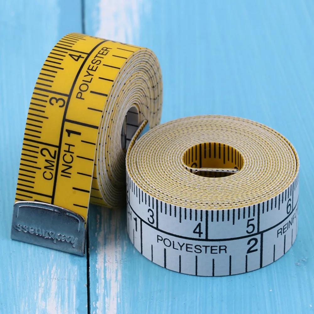 150cm/60inch Body Measuring Child Height Ruler Tailor-Tape Measure Mini Soft Flat Ruler Centimeter Meter Sewing Measuring Tape