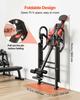 VEVOR Inversion Table, 136 Kg Capacity Heavy Duty Back Inverter Stretcher, Inverted Table with Stable Structure, Dual-Roller Locking