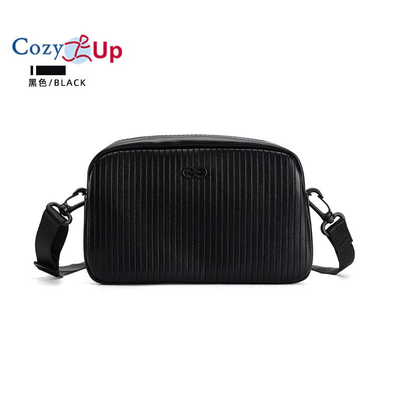 Gemütliche Damen Kameratasche Unifarbene Einzel-Schulter-Crossbody-Tasche für Damen Sandwich-Reißverschlusstasche Kleine quadratische Tasche