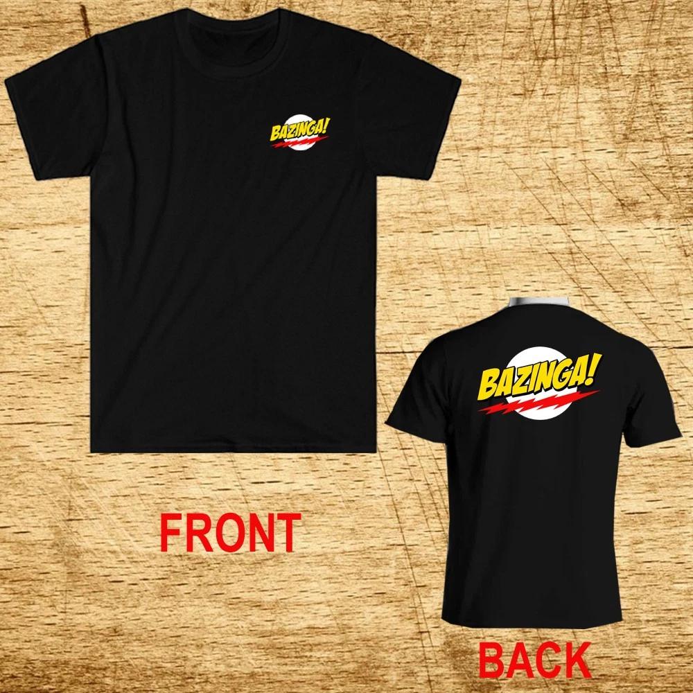 Bazinga Movie Men s Black Size S-5XL XXXXL