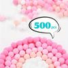 500 Pcs Pom Poms Arts and Crafts - Assorted Pompoms, and Crafts Fuzzy Balls for DIY Arts and Craft Making Decorations
