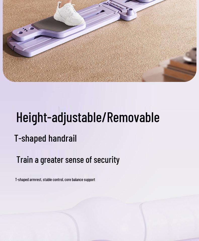 Split-Type Ski & Leg Slimming Machine: Pelvic Floor & Abdominal Trainer for Home Fitness