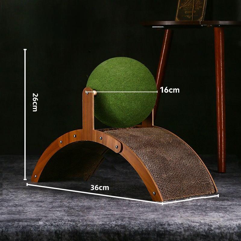 2-in-1 Cat Scratcher with Hanging Ball Toy - Ultra-high Fencing Scratcher Column for Sharpening Claws, Heavy-duty Scratcher Pad for Big Cats