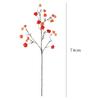 6pcs Artificial Flower Cape Gooseberry Stems Bundle Faux Orange Branches for Home Decor Vase Not Included