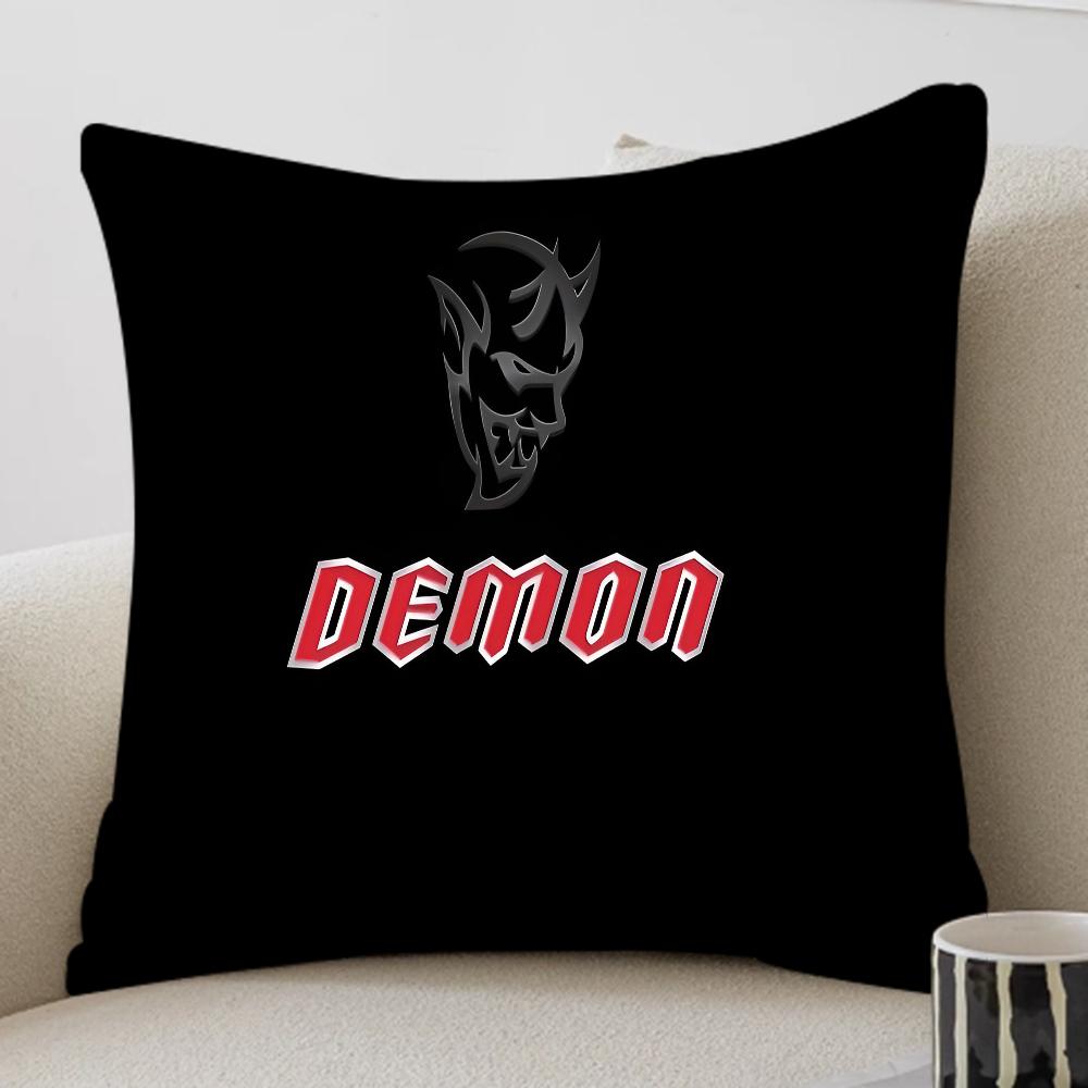 SRT Hellcat Demon Dodge Auto Kissen Kissenbezug Kissenhülle Wohnzimmer Sofa Heimdeko Individuell