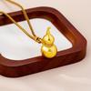 Retro Gourd National Trend Fulu Men's and Women's Versatile Long Sweater Chain Jewelry Necklace Pendant