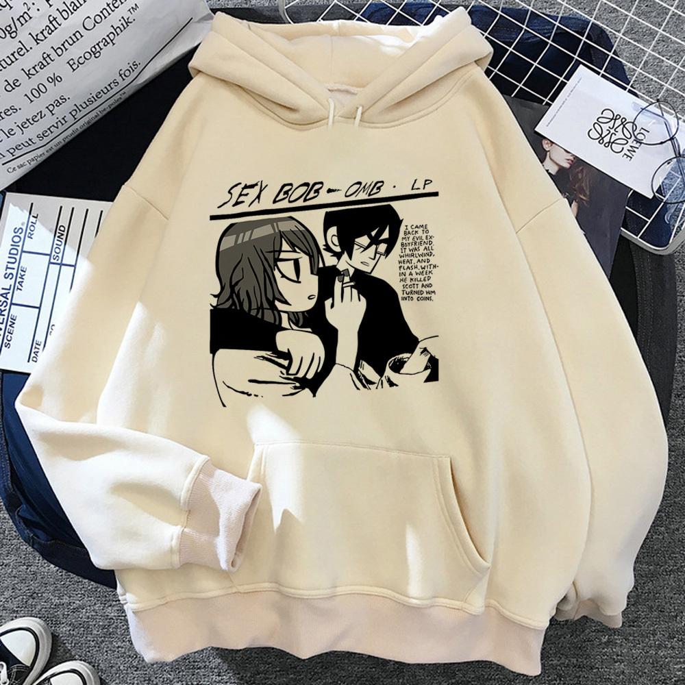 Scott Pilgrim Kapuzenpullover Freizeitkleidung Athleisure Manga Comic Anime Harajuku Damen Pullover Hoddie Designer lustig Athleisure