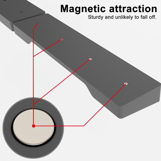 15 Inch Magnetic Spice Rack Mat Flexible Silicone Stove Top Organizer Pad No Installation Heat Resistant Non-Slip Kitchen Gadgets