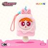 Portachiavi Peluche Powerpuff Girls - Ciondolo Carino Cartone Animato Bubbles Regalo di Compleanno