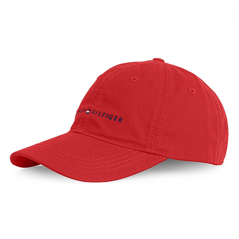 Tommy Hilfiger Logo Ballcap Apple Red 6941823 608 6941823 608