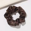 1Pc Satin Large Scrunchies Rubber Bands Hair Ties Elastic Simple Pure Color For Women Girls Scrunchies Hair Tie