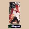 Date a Live Kotori Itsuka Glass MagSafe Mobile Phone Case for iPhone 17 16 15 14 13 12 11 Air Pro Max Plus Mini Colorful Cover