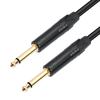 1/4 Inch Guitar Instrument Cable Nylon Braid 1/4 Inch To 1/4 Inch TS Straight Cable Quarter Inch 6.35mm Interconnect Line