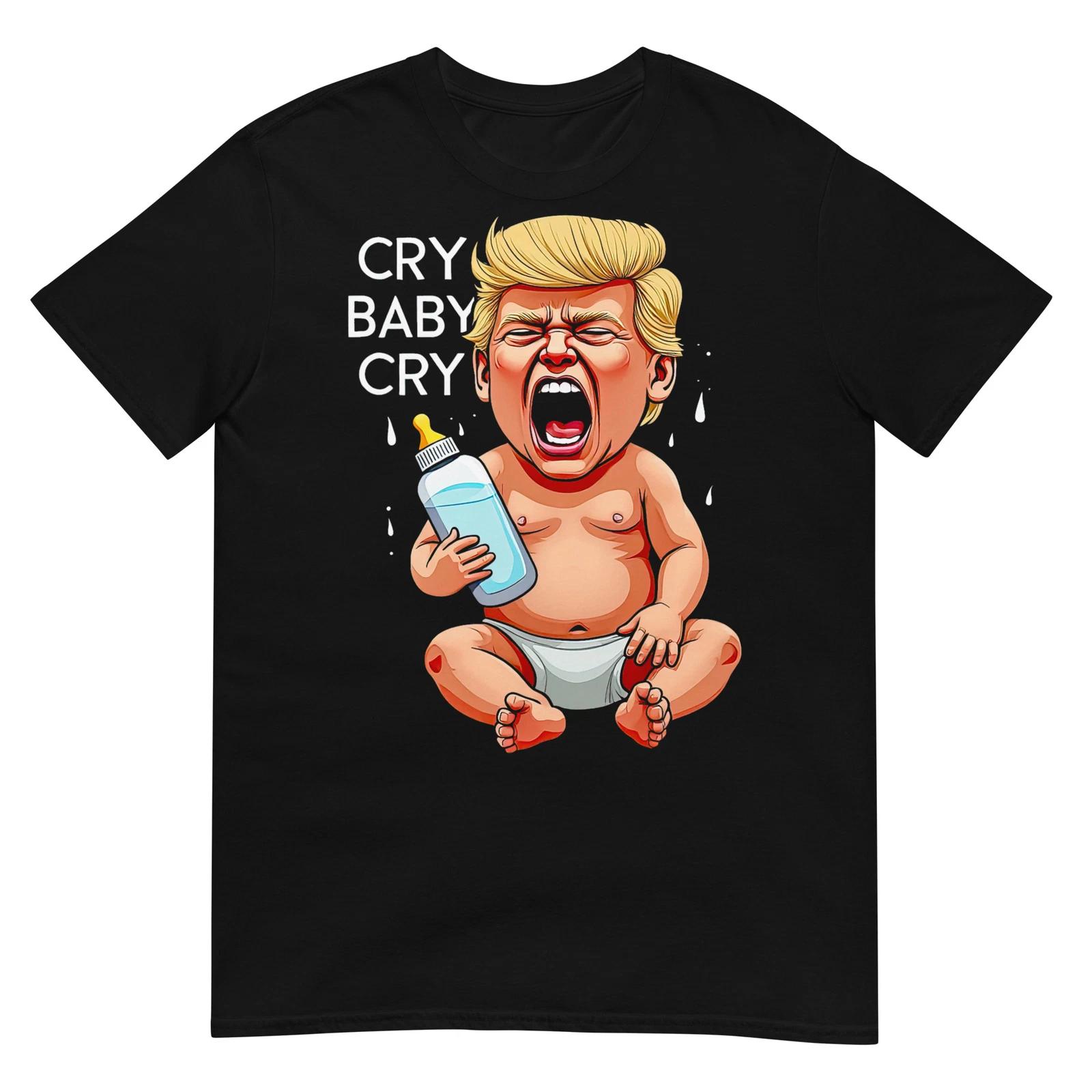

Funny Anti Trump Baby Cry 2024 Baby Funny Election T-Shirt 2XL