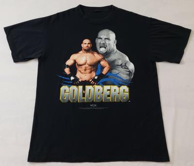 Vintage 1998 Goldberg WCW Wrestling Promo Tričko Velikost L Autentické Licencované