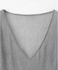 MILLO WOMEN Sheer Deep V-Neck Knit [Gray]