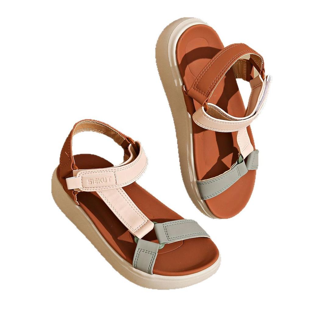 Platform Sandals Women's Summer New Casual and Lightweight Beach Shoes Fashionable and Simple Women's Shoes