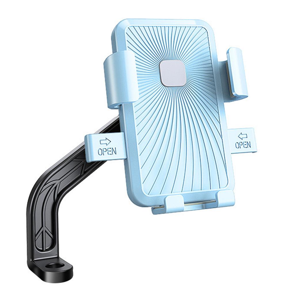 ABS Phone Mount Bracket for Electric Bicycles and Delivery Vehicles 360 Degree Adjustable Holder for Safe Navigation