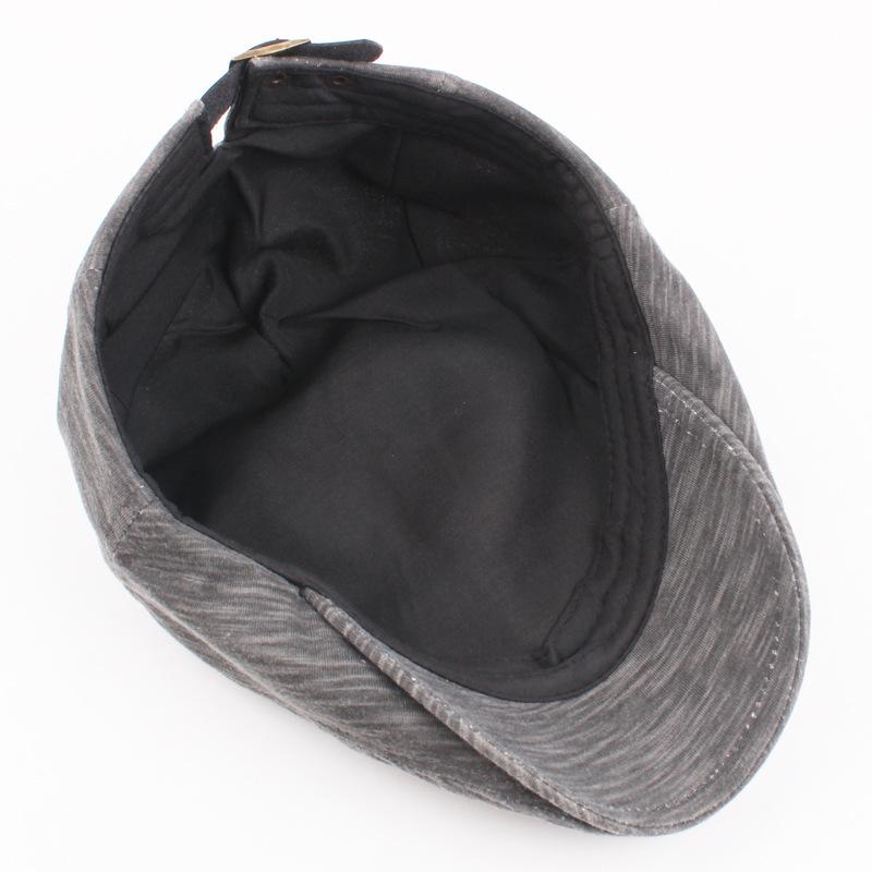 Ji Mao Wool Bare Cap Men'S Forward Hat Solid Color British Style Women'S Beret Hat