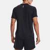 Under Armour Solid Logo Breathable Crew Neck Short Sleeve T-Shirt Men tops Black 1364874-001