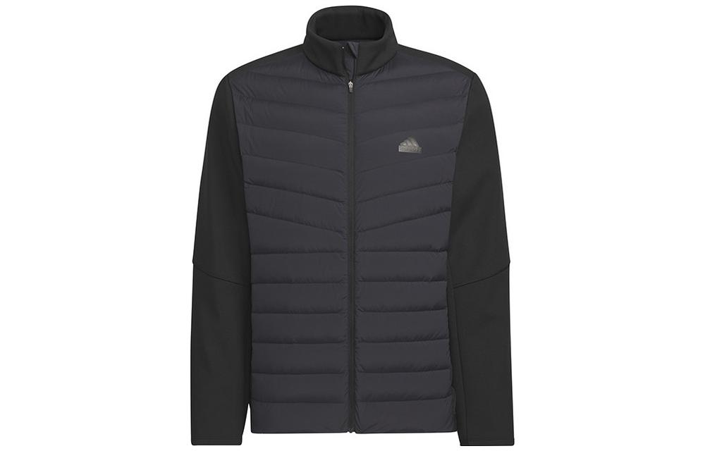 Adidas Down Jackets Men s Black Stand Collar Moderate Down Jacket IW0786 S