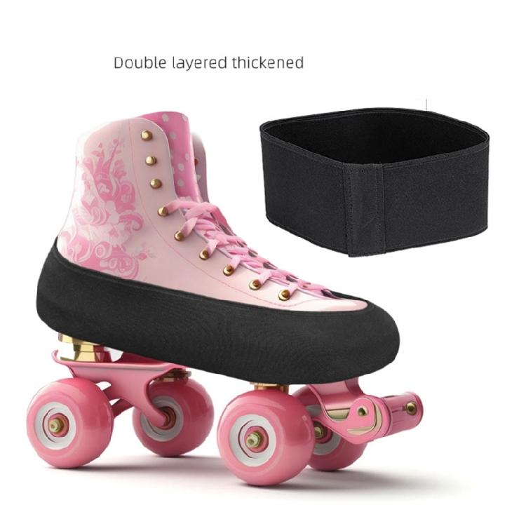 1 Pair Secures Grip Speed Skate Boot Cover Guards Elastic Strap Abrasion Proof Roller Skate Shoe Protectors Band
