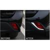 Rear Fog Light Lamp Cover Trim For Toyota Highlander Kluger XU70 -2024 2025 Chrome Foglamp Protector Accessories Car Styling