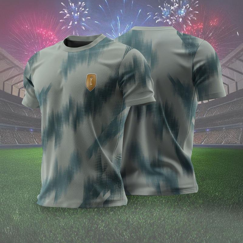 

Мужские футболки Спортивная футболка для бега 3D Мужская Быстросохнущая Дышащая с коротким рукавом и круглым вырезом Активная футболка для тренировок на открытом воздухе Мужская одежда 6XL