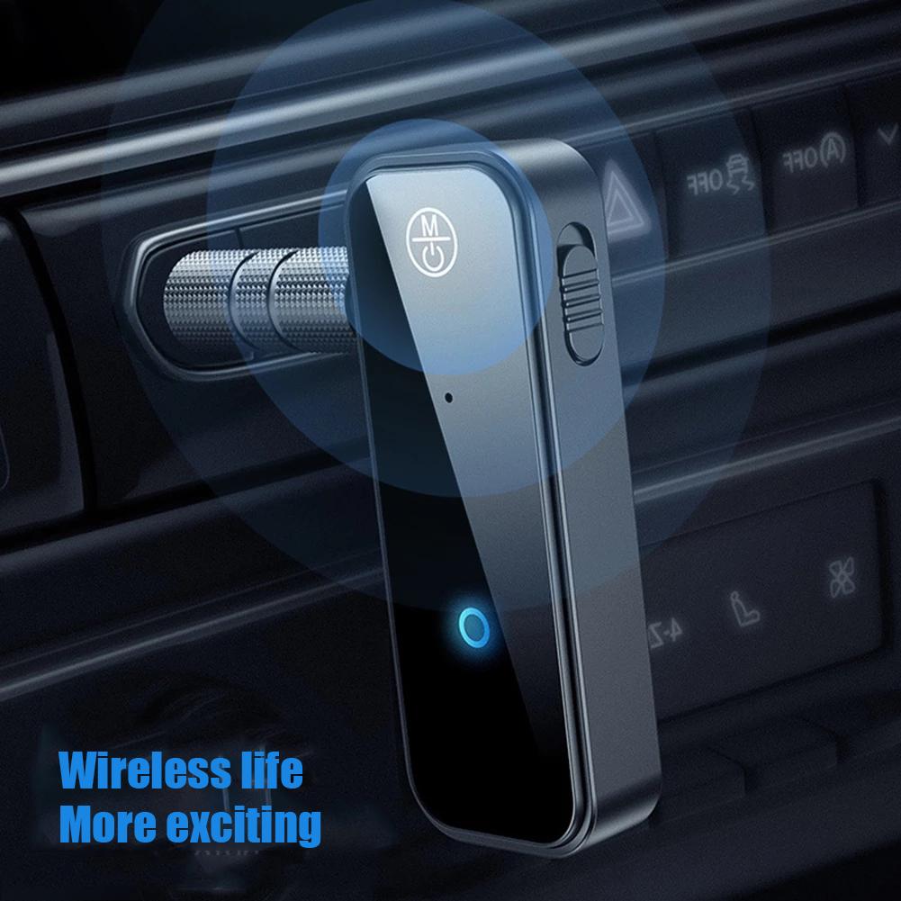 

Wireless Bluetooth-compatible 5.0 Music Receiver Audio 3.5mm Streaming Auto Transmitter Headphone AUX Adapter Mic Handfree