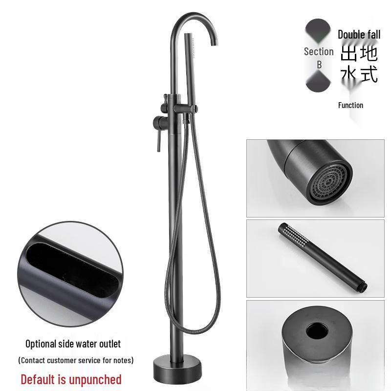Handton Floor-Mounted Bathtub Faucet with Shower Set