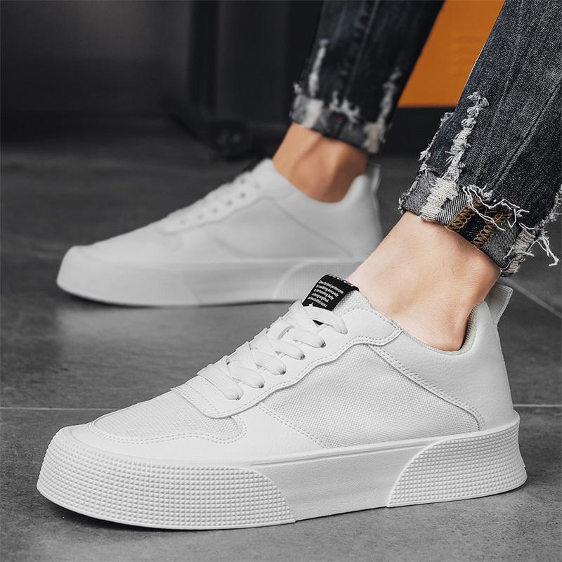Men Sneaker Four Seasons Fashion British Style Flat Bottom Casual Shoes Male Lace Up Platform Running Shoes Tenis Masculino