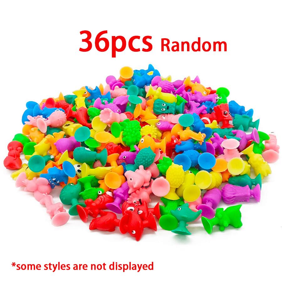 18/36pcs Mini Suction Cup Doll Multistyle Monsters Themed Birthday Gift Home Decoration Car Office Desk Ornaments XJM