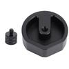 Aluminum Alloy Tripod Mount Adapter Rugged RV Mounting Tripod Bracket Stand for RV Trailer Yacht Camping Vehicle Black