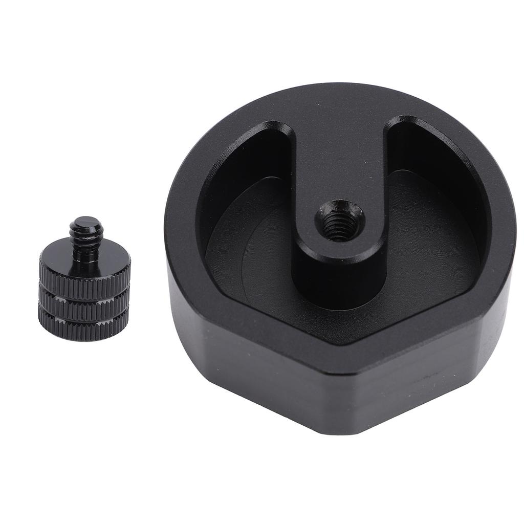 Aluminum Alloy Tripod Mount Adapter Rugged RV Mounting Tripod Bracket Stand for RV Trailer Yacht Camping Vehicle Black